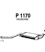 FENNO STEEL - P1170 - Глушитель сред.часть Audi 100 1.8-2.1 84-91